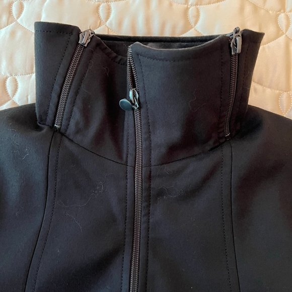 Akris Brown Wool Jacket with Velvet Collar Size 6 - Picture 13 of 14